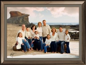 Orange County Beach Family Portraits by Orange County Family Beach Photographer
