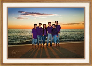 Orange County Beach Family Portraits by Orange County Beach Photographer