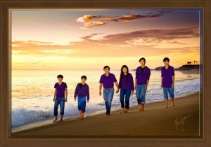 Orange County Beach Family Portraits by Orange County Beach Photographer