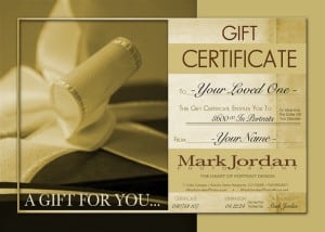 Portrait Gift Certificate by Orange County Family Portraits Photographer
